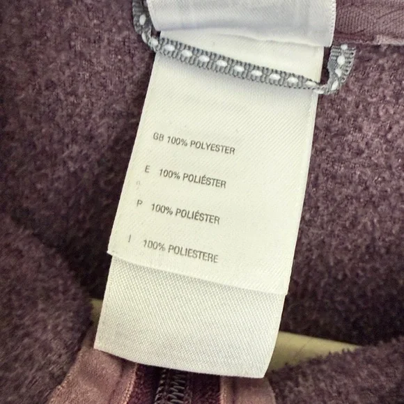 The North Face Women's TKA 100 Grape Fleece Full Zip Hoodie - Size Medium - Picture 4 of 12